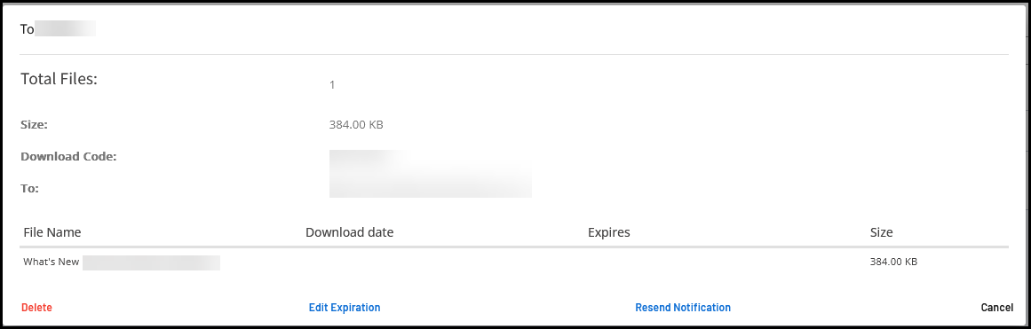 File options